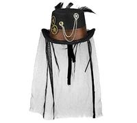 Boland - Serre-tête Steamgear avec Voile | Diadème pour costume Steampunk, Carnaval et soirée à thème