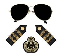 Boland - Set de costume - Lunettes, broche et épaulettes - Pour JGA ou carnaval