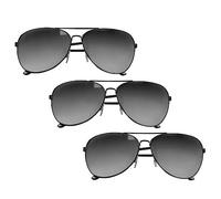 Boland - Lunettes de fête en set, 3 pièces, lunettes pour adultes, lunettes amusantes, sans ordonnance, lunettes de soleil, tenue de mauvais goût, accessoires pour déguisements