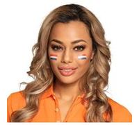 Boland set de maquillage Hollande unisexe rouge/blanc/bleu Blauw