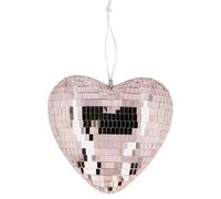 Boland - Sphère disco à coeur brillant, 19 cm, décoration pour fête à thème Disco Fever, décoration à suspendre pour mariage ou Nouvel An