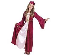 Boland - Costume pour enfants Reine Renaissance, Robe, Couronne, Déguisement, Princesse, Moyen-Âge, Fête à thème, Carnaval