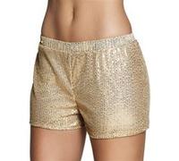 Boland St. Hotpants Sequins taille or M Goud