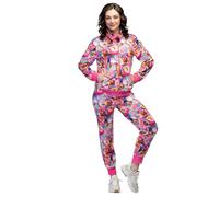 Boland - Survêtement de costume pour femmes, boule disco, tenue des années 80, survêtement de jogging pour carnaval, fête