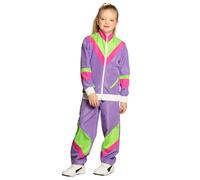 Boland – Costume enfants années 80 survêtement, veste et pantalon avec poches, différentes tailles