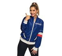 Boland - survêtement top France, pour femmes, pays, drapeau, jogging, style rétro, sportif, costume de groupe, coupe du monde, championnat d'Europe, fête à thème, carnaval, Bleu