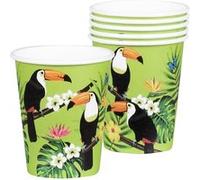 Boland tasses de fête Toucan 25 cl 6 pièces vertes Groen G