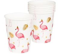 Boland tasses flamingo 250 ml papier blanc 6 pièces Roze G