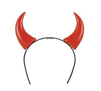 Boland - Tiara 97015 Serre-tête Cornes Diavoletta pour Adultes, Rouge, Unique Taille