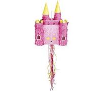 Boland trekpiñata château rose 40 x 26 cm Roze G