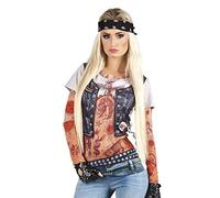 Boland Tricot fotorealistica Lady Biker/Rider Biker Girl L Multicolore