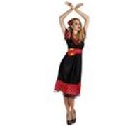 Boland verkleedpak Flamenco Mesdames noir Zwart G