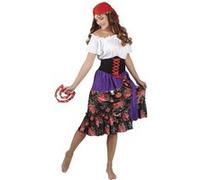 Boland verkleedpak Gypsy Rilana femmes rouge dorées G