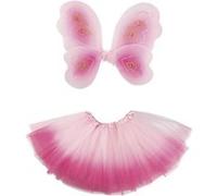 Ailes Et Tutu Rose Pastel Papillon Fille Taille Unique Rose