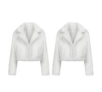 Boland - Veste en fausse fourrure Fluffy Rave, lot de 2