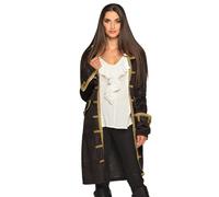 Boland - Veste Pirat pour Femme, Noir et Or