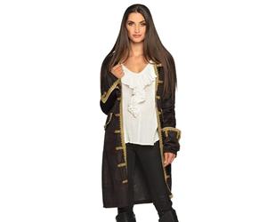 Boland - Veste Pirate pour Femme, Noir et Or