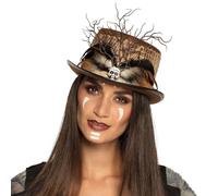 Boland Voodoo Costume Hat - Adult Fancy Dress Accessory with Decorative Details - Ideal for Halloween, Carnival, Cosplay, Horror Nights & Themed Parties