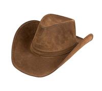 Boland - Wyoming hat, faux cuir, chapeau de cowboy, Wild West, ranger, couvre-chef, costume, carnaval, fête à thème