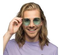 Boland - XL Lunettes de fête Hippie, Lunettes pour adultes, Lunettes de plaisir, Festival, Carnaval, Mardi gras, Fête à thème