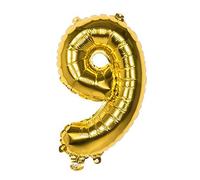 Boland- Zahl Ballon en Aluminium, 10204043, Or