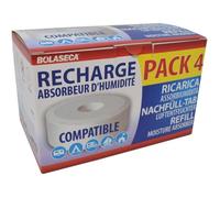 Bolaseca Recharge absorbeur d'humidité Galet percé 4 x 425g