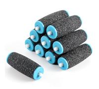 BOLASEN 10 rouleaux de rechange pour éliminateur de corne, compatibles avec Scholl Velvet Smooth, Extra Grossier pour enlever la peau dure, recharges pour râpe électrique pour pédicure