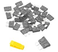 Bolatus 20Pcs Fusible Voiture 2A Moyenne Fusible Automobile + Extracteur - Fusible pour Auto/RV/Camion/Moto