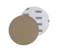 Bolatus 5 pièces Papier de Verre 125 mm, Grain 10000 disques de ponçage à Sec et Humide Feuilles de ponçage Rondes excentriques pour Ponceuse pour Voiture métal Bois