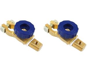 Bolatus Coupe-batterie 12 V/24 V - Interrupteur principal de batterie de voiture - Interrupteur principal pour voiture, camion, bateau (Lot de 2)
