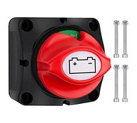 Bolatus Coupe Circuit Batterie 12V 24V 48V coupe batterie 1-2-Both-OFF, Master Switch batterie 275A interrupteurs de batterie pour Yacht Bateau Camion Bus Voiture Moto