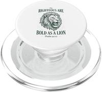 Bold as a Lion Christian Bible Psalm Verse PopSockets PopGrip pour MagSafe