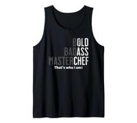 Bold Badass Master Chef Cuisine Humour Gag Blague Débardeur