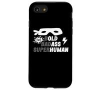 Bold Badass Superhuman Old Ass Human Old Ass Man Funny Dad Coque pour iPhone SE (2020) / 7 / 8