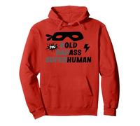 Bold Badass Superhuman Old Ass Man Funny Dad Old Ass Human Sweat à Capuche