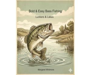 Bold & Easy Bass Fishing: A Large Print Coloring Book for Seniors and Anglers | Nostalgic Lake Scenes to Spark Memories, Relaxation, and Conversation