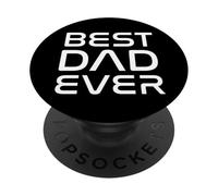 Bold & Futuristic Best Dad Ever Father's Day PopSockets PopGrip Adhésif