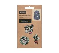 BOLD Lässig Autocollants textiles autocollants (3 pièces)/BOLD Match Textile Sticker Joy black