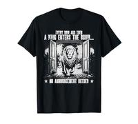 Bold Leadership Humour Funny Leader Lion Confidence T-Shirt