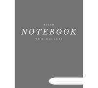 Bold Lines: The Ultimate Wide Ruled Notebook: 120 Pages | 8.5 x 11 Manuscript | Clean Layout with Index | Perfect for School, Journaling, and Daily Writing