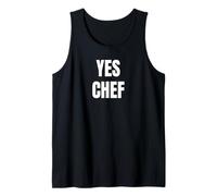 Bold Yes Chef Kitchen Humor Cooking Fan Culinary Quote Débardeur
