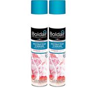 BOLDAIR - Désodorisant Framboise Pivoine - Destructeur d'Odeurs & Parfume l'Air - Fabriqué par Les Plus Grands Parfumeurs de Grasse - Made in France - Pulvérisateur 500 ml (Lot de 2)