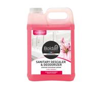BOLDAIR- Détartrant & désodorisant sanitaire- Parfum floral- Triple action- Détartre & fait briller- 5L- Fabrication française
