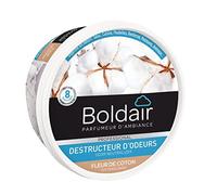 BolDair Destructeur d'odeurs gel Fleur de coton – Neutralise et parfume – Pot 300 g
