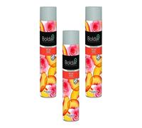 Boldair Lot de 3 Aérosols 750 ml Désodoriasant parfumant pêche rose