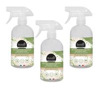 Boldair Lot de 3 Sprays 500 ml Destructeur d odeurs Désinfectant Bambou Jasmin