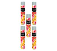 Boldair Lot de 5 Aérosols 750 ml Désodoriasant parfumant pêche rose