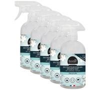 Boldair Lot de 5 Sprays 500 ml Destructeur d'odeurs Désinfectant Fleur de coton