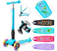 BOLDCUBE Teeny Fold | Trottinette 3 Roues Enfants 3-8 Ans | Pliable | Roues Lumineuses | Hauteur Ajustable 61 à 79 cm