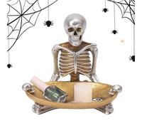 bolde service de coquille de douceur d'Halloween, coque de rangement du crâne | Coquille de résine vintage, bolde fruits effrayants, bijoux et bolà collation pour la cuisine, le salon, la fête, le